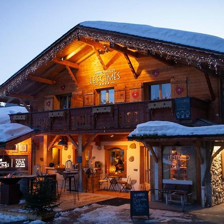 Chalet-Hotel Les Cimes Le Grand-Bornand Exterior foto