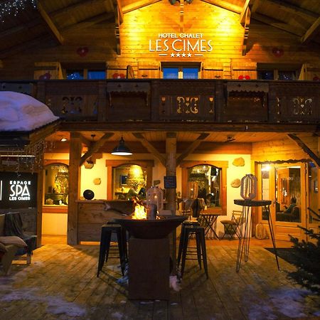 Chalet-Hotel Les Cimes Le Grand-Bornand Exterior foto