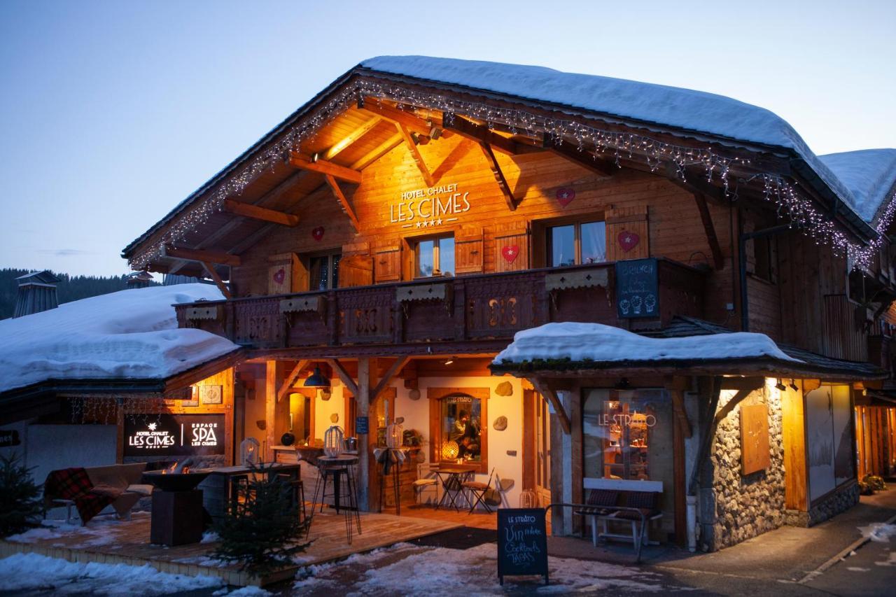 Chalet-Hotel Les Cimes Le Grand-Bornand Exterior foto
