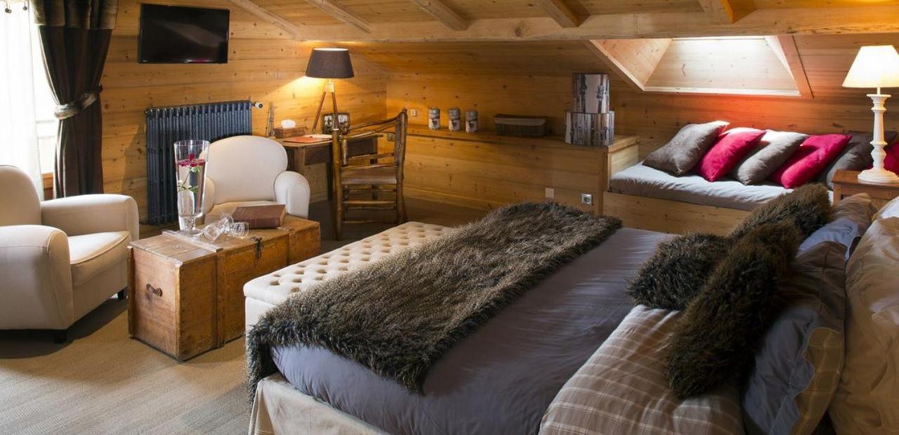 Chalet-Hotel Les Cimes Le Grand-Bornand Exterior foto